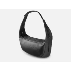GRAMS(28) รุ่น 191 Rio Crossbody Bag - กระเป๋าสะพายข้าง - สี Black Pebbled