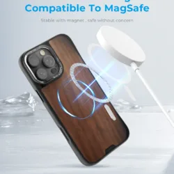 Hoda รุ่น DIVERSE Case (MagSafe) - เคส iPhone Air - สี Blackened Mirror Glass Back Plate