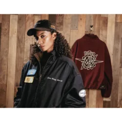 GRAMS(28) X MV Agusta รุ่น Racing Jacket (M)- เสื้อแจ็คเก็ต - สี Burgundy