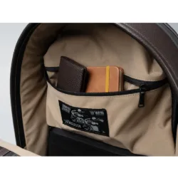 GRAMS(28) X MV Agusta รุ่น 151 Stealth Backpack - กระเป๋าเป้ - สี Dark Brown Pebbled