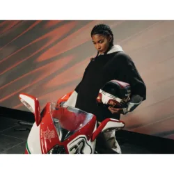 GRAMS(28) X MV Agusta รุ่น Short Sleeve Sweater (L) - เสื้อสเวตเตอร์แขนสั้น - สี Brown
