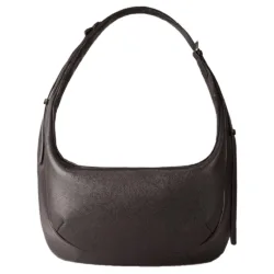 GRAMS(28) X MV Agusta รุ่น 191 Rio Crossbody Bag - กระเป๋าสะพายข้าง - สี Dark Brown Pebbled