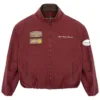 GRAMS(28) X MV Agusta รุ่น Racing Jacket (M)- เสื้อแจ็คเก็ต - สี Burgundy