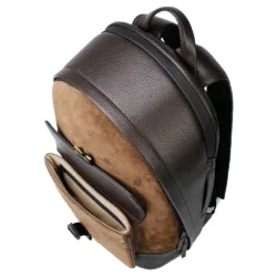 GRAMS(28) X MV Agusta รุ่น 151 Stealth Backpack - กระเป๋าเป้ - สี Dark Brown Pebbled