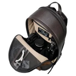 GRAMS(28) X MV Agusta รุ่น 151 Stealth Backpack - กระเป๋าเป้ - สี Dark Brown Pebbled