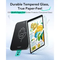 ESR รุ่น UltraFit Classic Screen Protector - ฟิล์มหน้าจอ iPad Mini (7th/6th Gen) - (แพ็ค 2 ชิ้น) 13 ESR รุ่น UltraFit Classic Screen Protector - ฟิล์มหน้าจอ iPad Mini (7th/6th Gen) - (แพ็ค 2 ชิ้น)