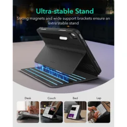 ESR รุ่น Shift Magnetic Case - เคส iPad 11" (A16/2025), iPad 10.9" (10th/2022) - สี Black
