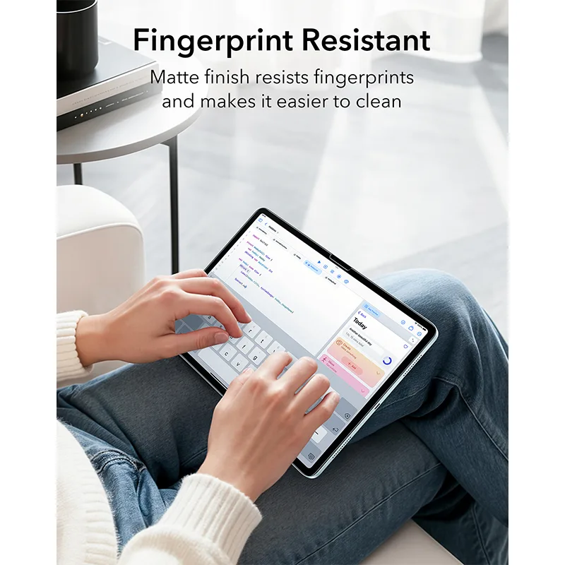 ESR รุ่น UltraFit Classic Screen Protector - ฟิล์มหน้าจอ iPad Mini (7th/6th Gen) - (แพ็ค 2 ชิ้น) 8 ESR รุ่น UltraFit Classic Screen Protector - ฟิล์มหน้าจอ iPad Mini (7th/6th Gen) - (แพ็ค 2 ชิ้น) - Image 8