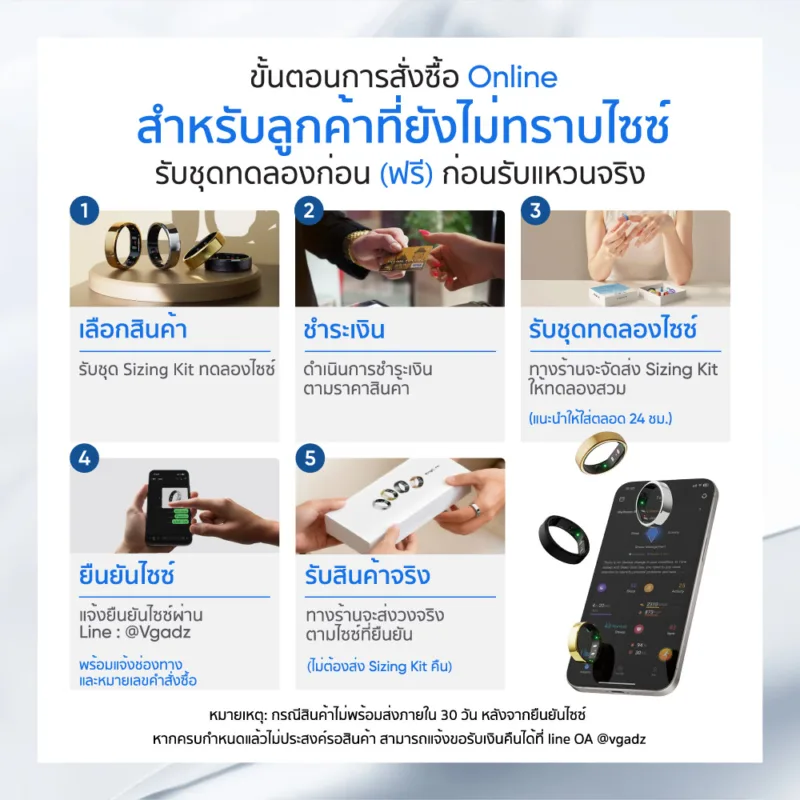RingConn รุ่น Gen 2 Air - แหวนอัจฉริยะ Smart Ring - สี Dune Gold 24 RingConn รุ่น Gen 2 Air - แหวนอัจฉริยะ Smart Ring - สี Dune Gold