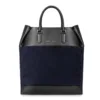 GRAMS(28) รุ่น 185 Vertical Tote - กระเป๋าโท้ท - สี Black/Navy 26 GRAMS(28) รุ่น 185 Vertical Tote - กระเป๋าโท้ท - สี Black/Navy