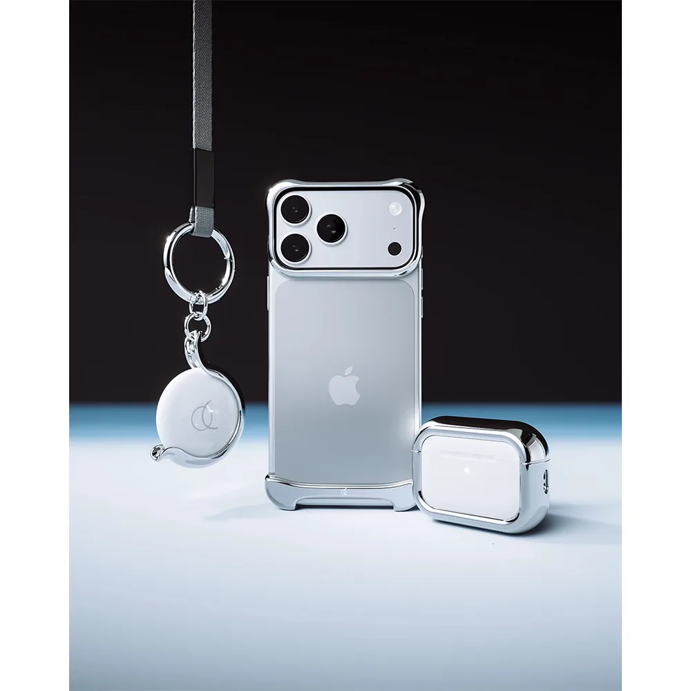 Arc รุ่น Pulse - เคส AirTag - สี Aluminum Silver 6 Arc รุ่น Pulse - เคส AirTag - สี Aluminum Silver - Image 6