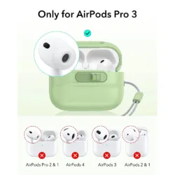 ESR รุ่น Pulse FlickLock™ Case - เคส AirPods Pro 3 - สี Light Green 15 ESR รุ่น Pulse FlickLock™ Case - เคส AirPods Pro 3 - สี Light Green
