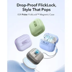 ESR รุ่น Pulse FlickLock™ Case - เคส AirPods Pro 3 - สี Light Green 18 ESR รุ่น Pulse FlickLock™ Case - เคส AirPods Pro 3 - สี Light Green