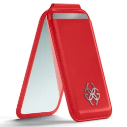 Golden Concept รุ่น The Essential Magsafe Wallet (Stand) - ที่เก็บบัตรติดหลังมือถือ - สี Red