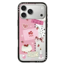 Casetify รุ่น Compact Case - เคส iPhone 17 Pro Max - ลาย Strawberry Love