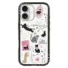 Casetify รุ่น Compact Case - เคส iPhone 17 - ลาย Black Cat's Room