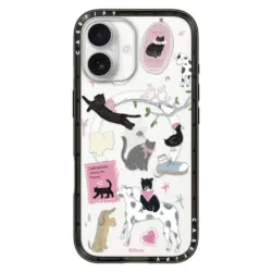 Casetify รุ่น Compact Case - เคส iPhone 17 - ลาย Black Cat's Room
