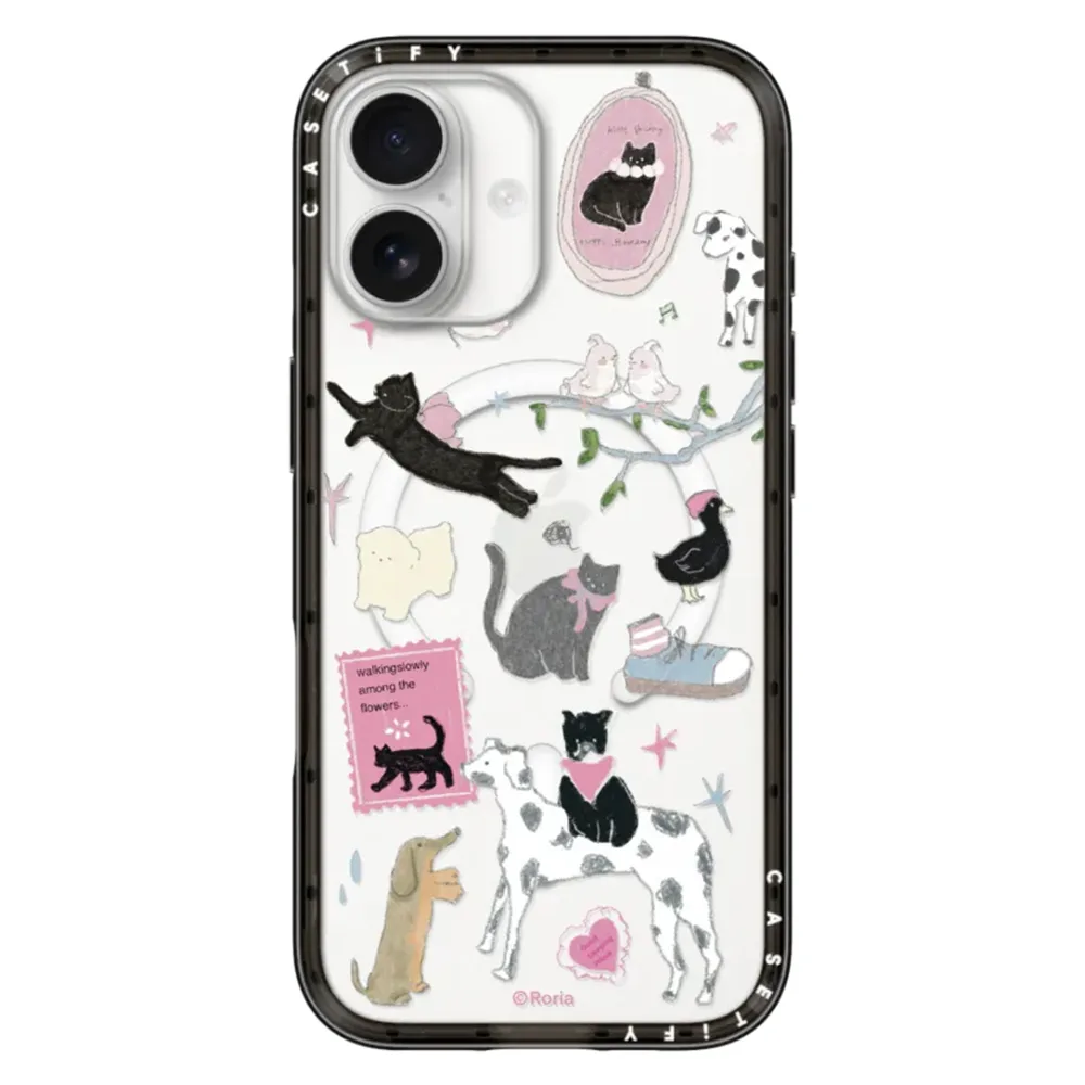Casetify รุ่น Compact Case - เคส iPhone 17 - ลาย Black Cat's Room