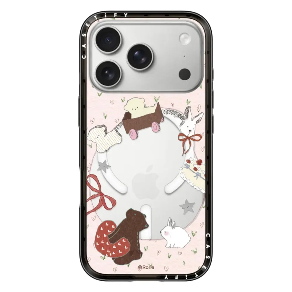 Casetify รุ่น Compact Case - เคส iPhone 17 Pro - ลาย Love Train