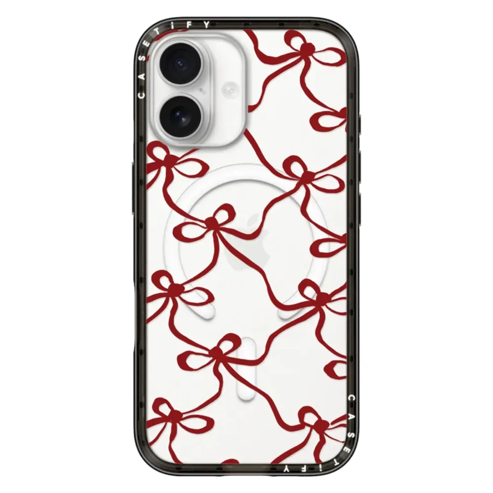 Casetify รุ่น Compact Case - เคส iPhone 17 - ลาย Red Bownet