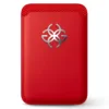 Golden Concept รุ่น The Essential Magsafe Wallet - ที่เก็บบัตรติดหลังมือถือ - สี Red