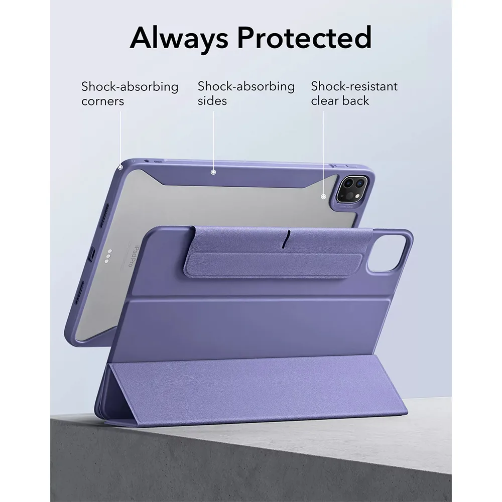 ESR รุ่น Rebound Hybrid 360 - เคส iPad Pro 13" (7th/2024) - สี Lavender 4 ESR รุ่น Rebound Hybrid 360 - เคส iPad Pro 13" (7th/2024) - สี Lavender - Image 4