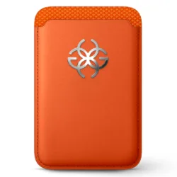 Golden Concept รุ่น The Essential Magsafe Wallet - ที่เก็บบัตรติดหลังมือถือ - สี Orange