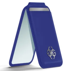 Golden Concept รุ่น The Essential Magsafe Wallet (Stand) - ที่เก็บบัตรติดหลังมือถือ - สี Deep Blue