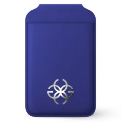 Golden Concept รุ่น The Essential Magsafe Wallet (Stand) - ที่เก็บบัตรติดหลังมือถือ - สี Deep Blue