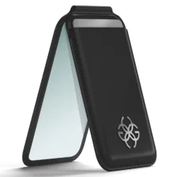 Golden Concept รุ่น The Essential Magsafe Wallet (Stand) - ที่เก็บบัตรติดหลังมือถือ - สี Black