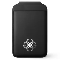 Golden Concept รุ่น The Essential Magsafe Wallet (Stand) - ที่เก็บบัตรติดหลังมือถือ - สี Black