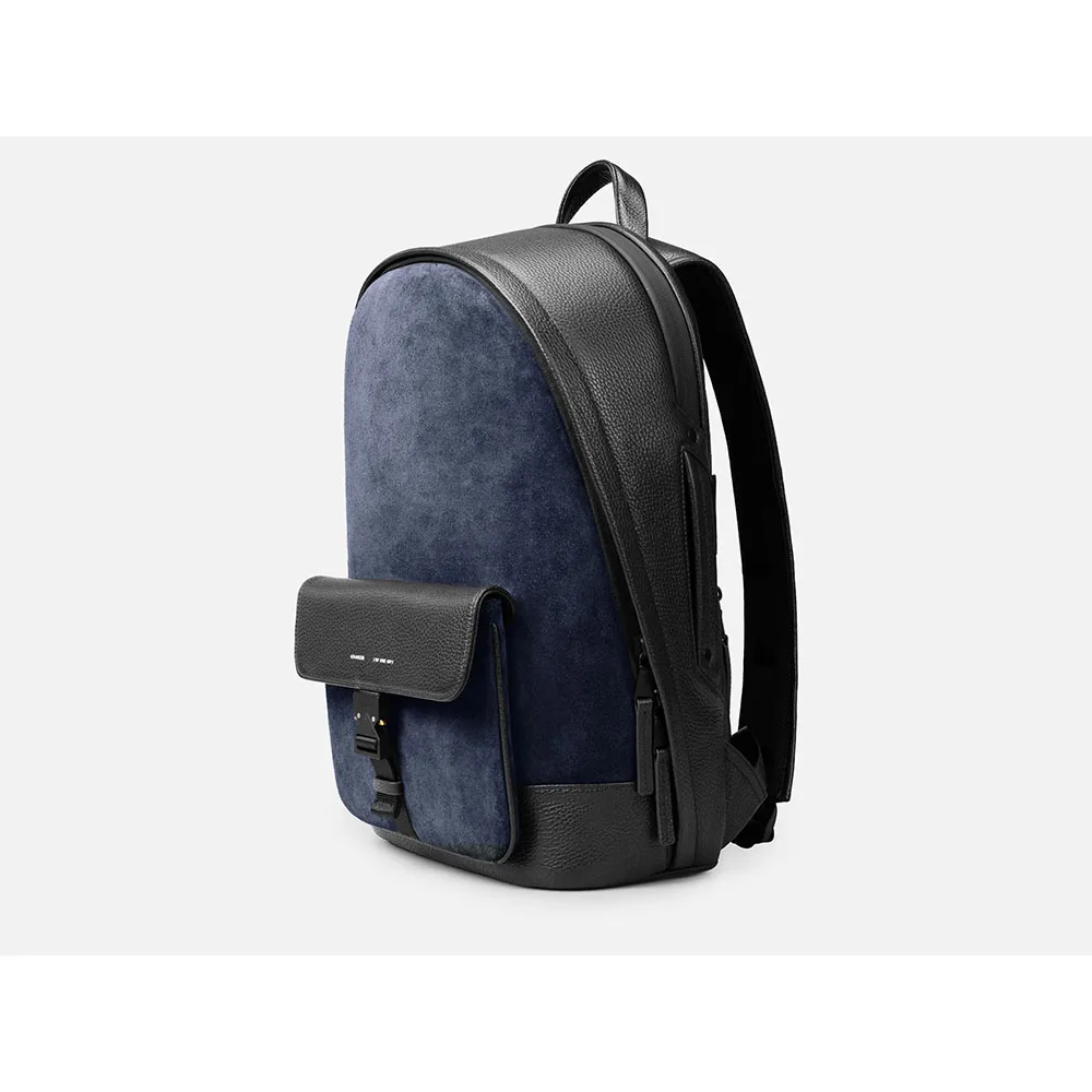 GRAMS(28) รุ่น 151 Stealth Backpack - กระเป๋าเป้สะพายหลัง - สี Suede Black/Navy 2 GRAMS(28) รุ่น 151 Stealth Backpack - กระเป๋าเป้สะพายหลัง - สี Suede Black/Navy - Image 2