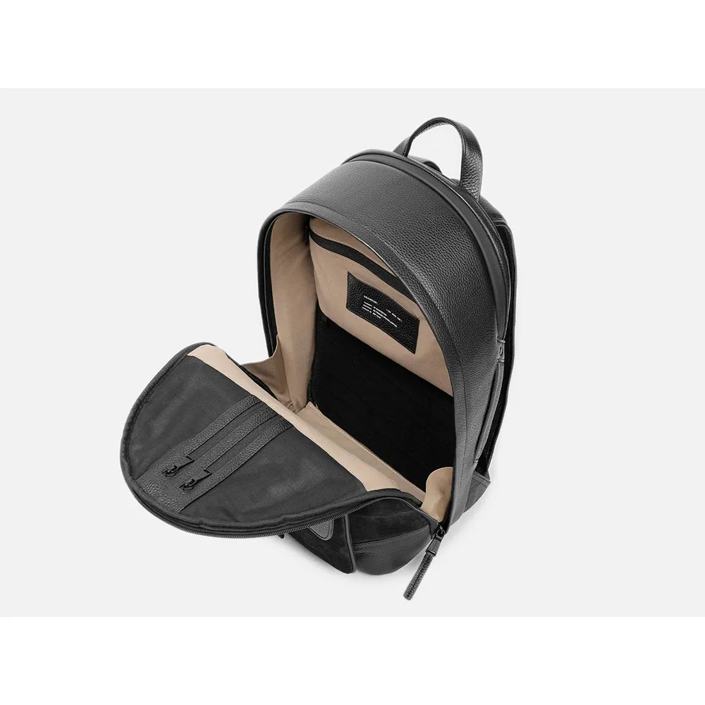 GRAMS(28) รุ่น 151 Stealth Backpack - กระเป๋าเป้สะพายหลัง - สี Suede Black/Navy 5 GRAMS(28) รุ่น 151 Stealth Backpack - กระเป๋าเป้สะพายหลัง - สี Suede Black/Navy - Image 5