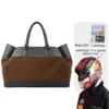 GRAMS(28) X MV Agusta รุ่น 184 Weekender Tote - กระเป๋าโท้ท - สี Dark Brown Pebbled / Suede