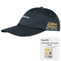 GRAMS(28) X MV Agusta รุ่น Racing Cap - หมวกแก๊ป - สี Dark Navy