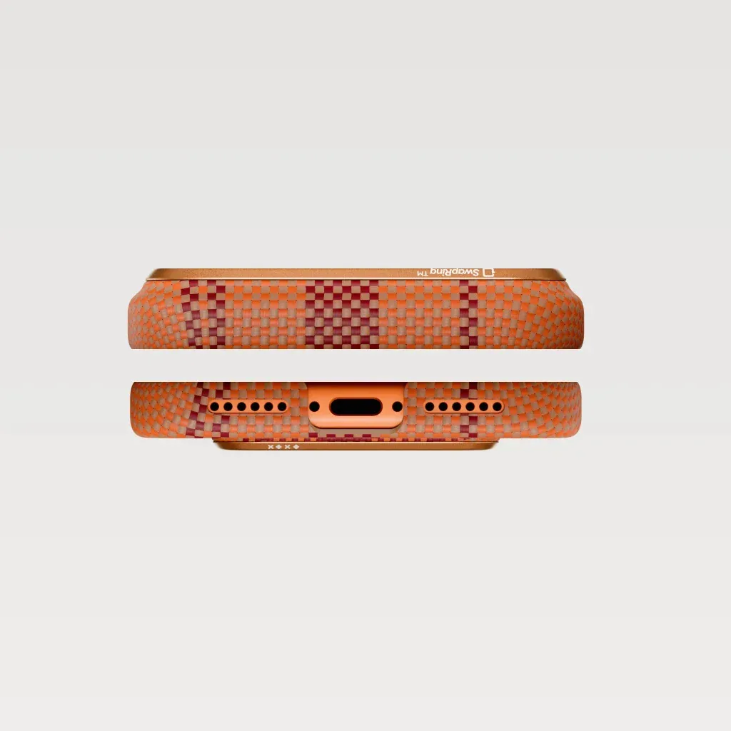 Pitaka รุ่น Flora in Grid Edge Case - เคส iPhone 17 Pro Max - สี Cloud Dusk 4 Pitaka รุ่น Flora in Grid Edge Case - เคส iPhone 17 Pro Max - สี Cloud Dusk - Image 4
