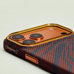 Pitaka รุ่น Breath of Veins Edge Case - เคส iPhone 17 Pro Max - สี Burning Orange 18 Pitaka รุ่น Breath of Veins Edge Case - เคส iPhone 17 Pro Max - สี Burning Orange