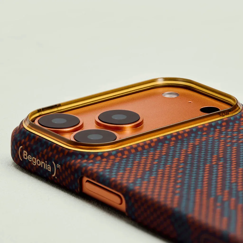 Pitaka รุ่น Breath of Veins Edge Case - เคส iPhone 17 Pro Max - สี Burning Orange 8 Pitaka รุ่น Breath of Veins Edge Case - เคส iPhone 17 Pro Max - สี Burning Orange - Image 8