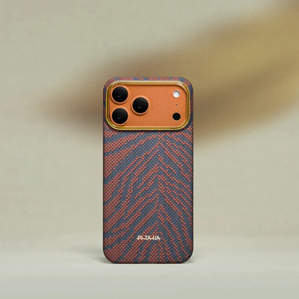 Pitaka รุ่น Breath of Veins Edge Case - เคส iPhone 17 Pro Max - สี Burning Orange 10 Pitaka รุ่น Breath of Veins Edge Case - เคส iPhone 17 Pro Max - สี Burning Orange - Image 10