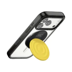 Casetify รุ่น Snappy Ripple Grip Stand - ขาตั้งและที่จับ - สี Volt Yellow