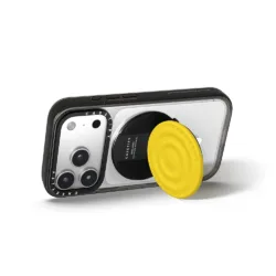 Casetify รุ่น Snappy Ripple Grip Stand - ขาตั้งและที่จับ - สี Volt Yellow