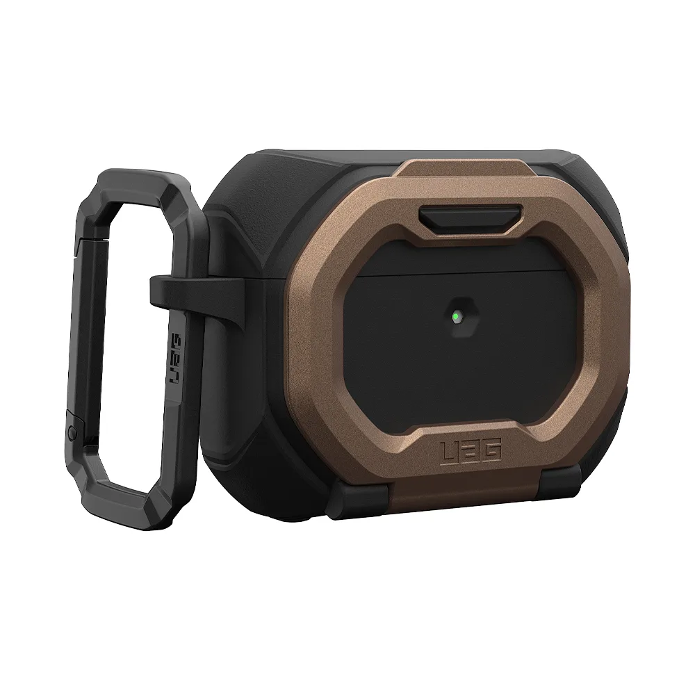 UAG รุ่น Monarch - เคส AirPods Pro 3 - สี Black/Aged Bronze 2 UAG รุ่น Monarch - เคส AirPods Pro 3 - สี Black/Aged Bronze - Image 2