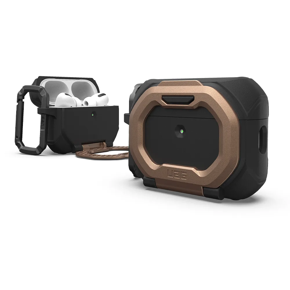 UAG รุ่น Monarch - เคส AirPods Pro 3 - สี Black/Aged Bronze 8 UAG รุ่น Monarch - เคส AirPods Pro 3 - สี Black/Aged Bronze - Image 8