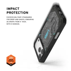 [Pre-Order] UAG รุ่น Monarch Pro - เคส iPhone 17 Pro Max – สี Forged Carbon Fiber/Blue (Limited Edition)