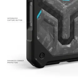 [Pre-Order] UAG รุ่น Monarch Pro - เคส iPhone 17 Pro Max – สี Forged Carbon Fiber/Blue (Limited Edition)