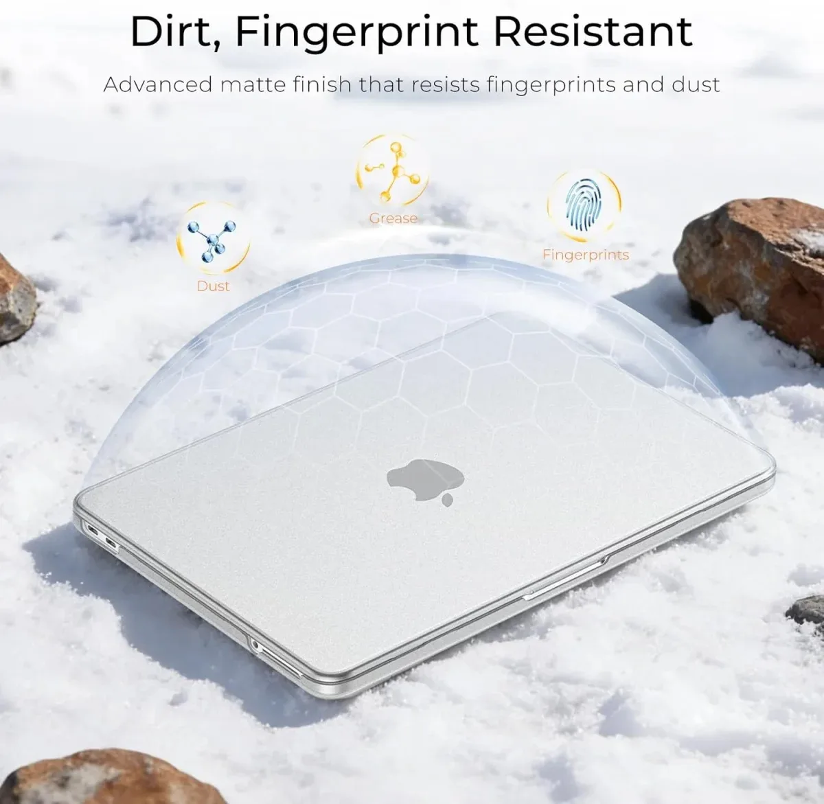 WiWU รุ่น iShied Ultra Thin - เคส MacBook Neo 13" (A18/2026) - สี Citrus 4 WiWU รุ่น iShied Ultra Thin - เคส MacBook Neo 13" (A18/2026) - สี Citrus - Image 4