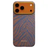 Pitaka รุ่น Breath of Veins Edge Case - เคส iPhone 17 Pro Max - สี Burning Orange