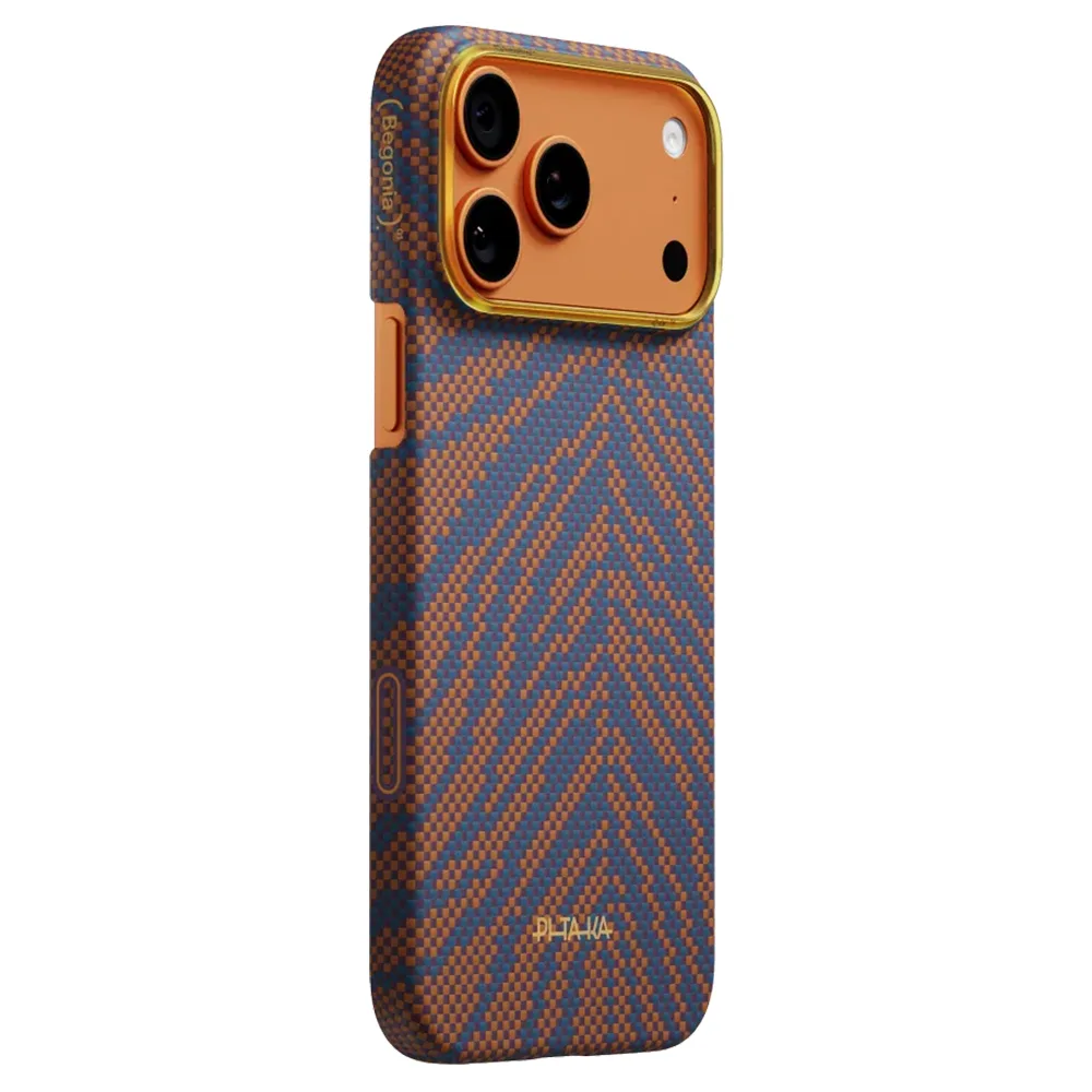 Pitaka รุ่น Breath of Veins Edge Case - เคส iPhone 17 Pro Max - สี Burning Orange 2 Pitaka รุ่น Breath of Veins Edge Case - เคส iPhone 17 Pro Max - สี Burning Orange - Image 2
