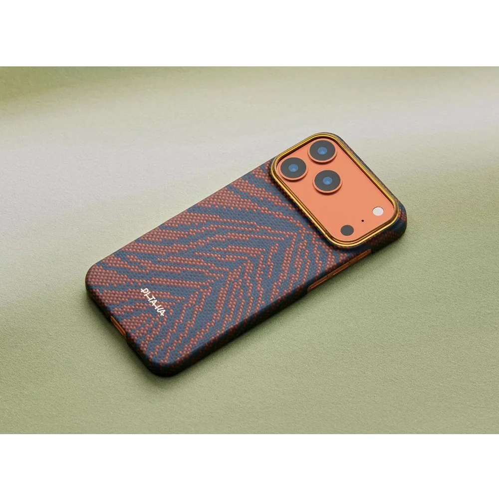 Pitaka รุ่น Breath of Veins Edge Case - เคส iPhone 17 Pro Max - สี Burning Orange 11 Pitaka รุ่น Breath of Veins Edge Case - เคส iPhone 17 Pro Max - สี Burning Orange - Image 11