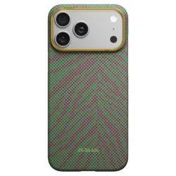 Pitaka รุ่น Breath of Veins Edge Case - เคส iPhone 17 Pro Max - สี Sprout Surge